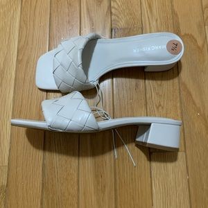 Marc Fisher Casara Slide Sandal in Ivory